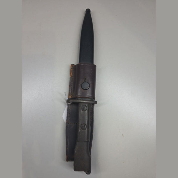 South African Police–Marked FN FAL Type B Bayonet with Scabbard and Frog