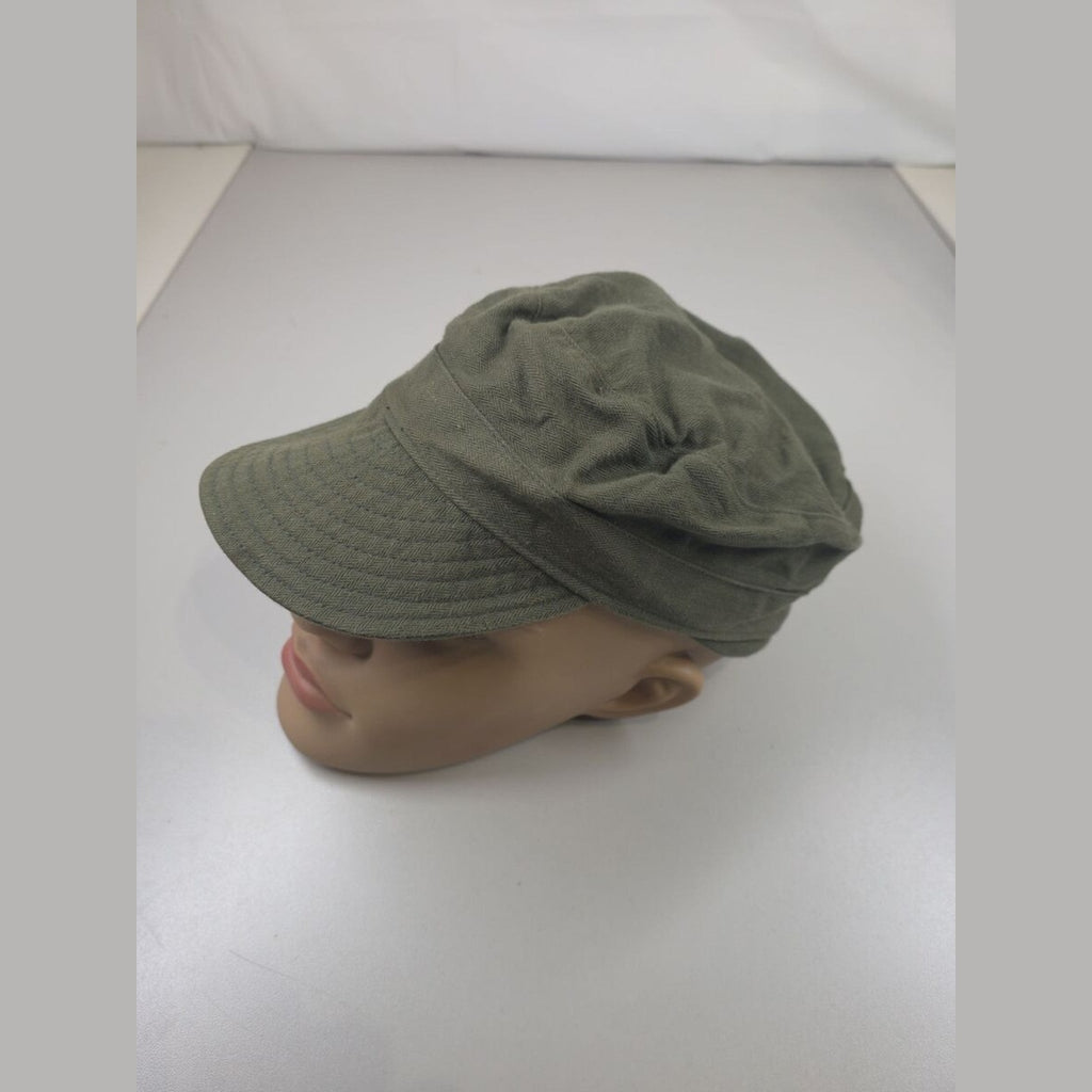 FAPLA Angolan Armed Forces Olive Green Herringbone Peak Cap. Small