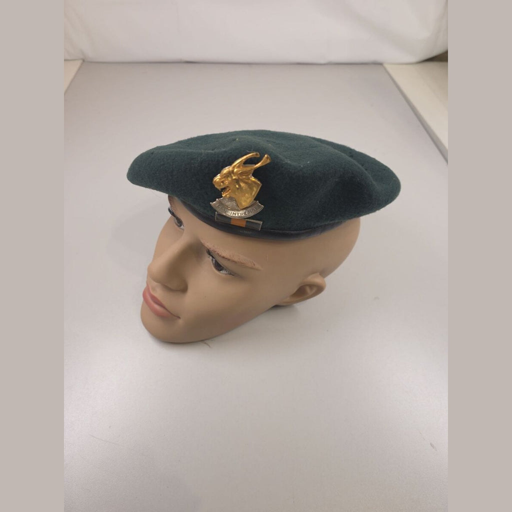 South African Army Infantry Rifleman Green Beret with Springbok Badge