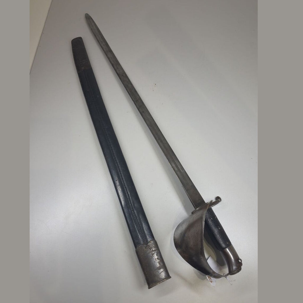 1859/71 Pattern Royal Navy Martini-Henry Naval Cutlass Bayonet, Marked "RVL 3", with Scabbard