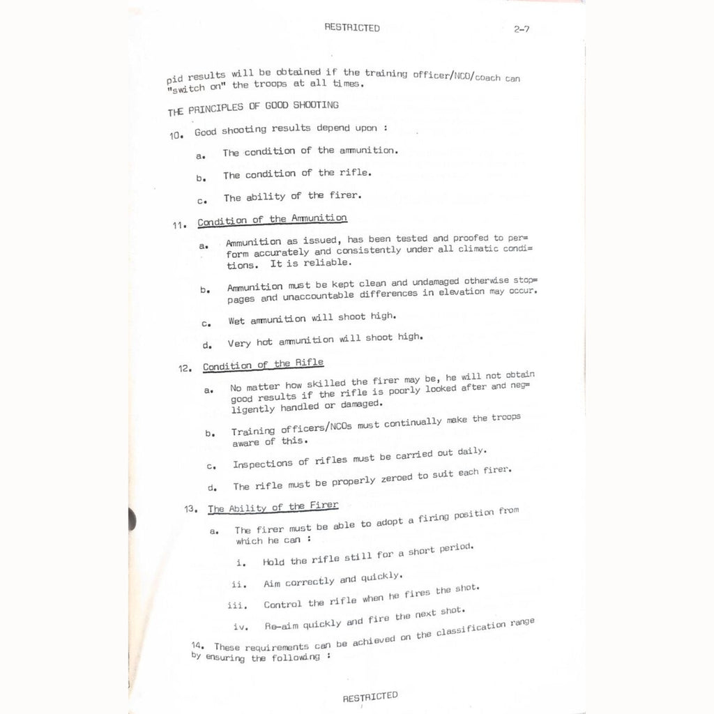 SADF Musketry Training with the R-Series Weapons – Volume 2