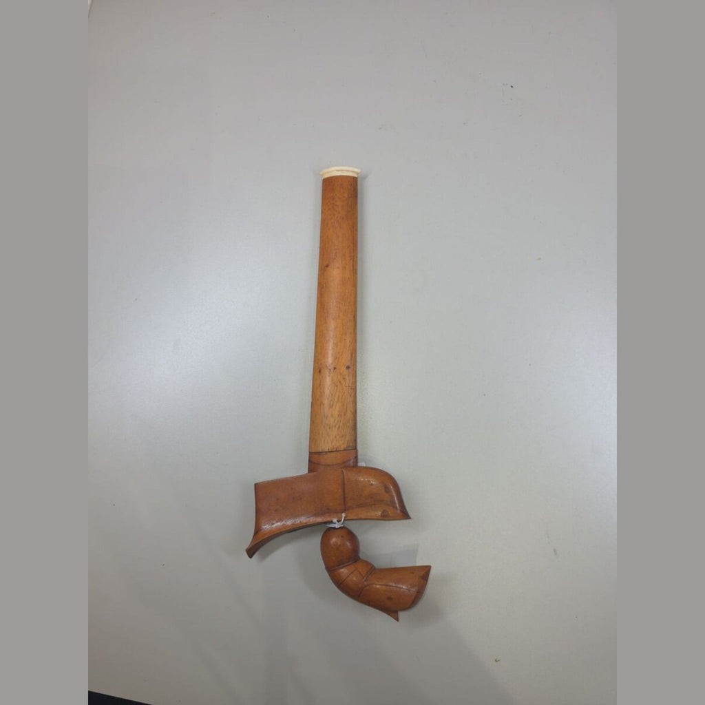 19th Century Indonesian Javanese Kris (Keris) with Carved Wooden Hilt and Warangka