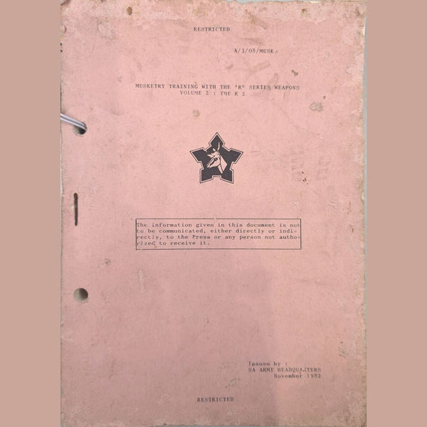 SADF Musketry Training with the R-Series Weapons – Volume 2