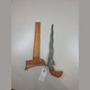 19th Century Indonesian Javanese Kris (Keris) with Carved Wooden Hilt and Warangka