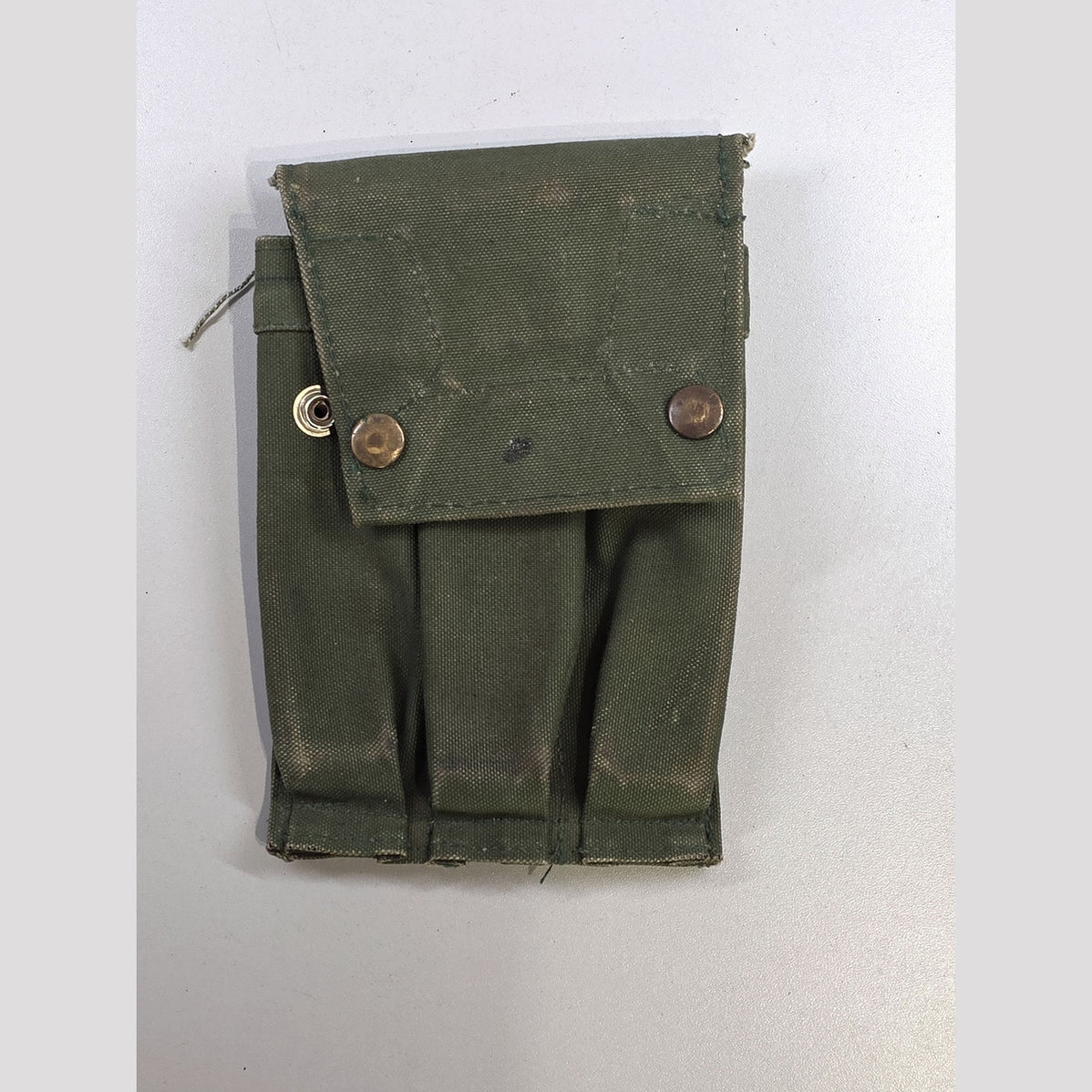rhodesian army triple magazine pouch – canvas s– Lets Talk Militaria UK