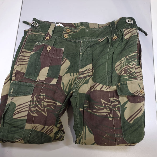 rhodesian brushstroke camouflage trousers. label– Lets Talk
