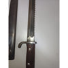 German Erfurt S98/05 Sawback Bayonet with Scabbard