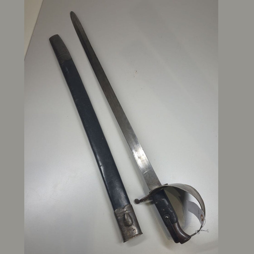 1859/71 Pattern Royal Navy Martini-Henry Naval Cutlass Bayonet, Marked "RVL 3", with Scabbard