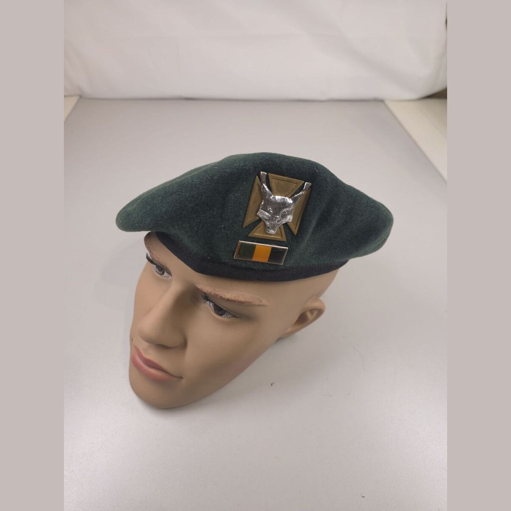 South African Defence Force Infantry Green Beret with Lynx/Caracal Badge